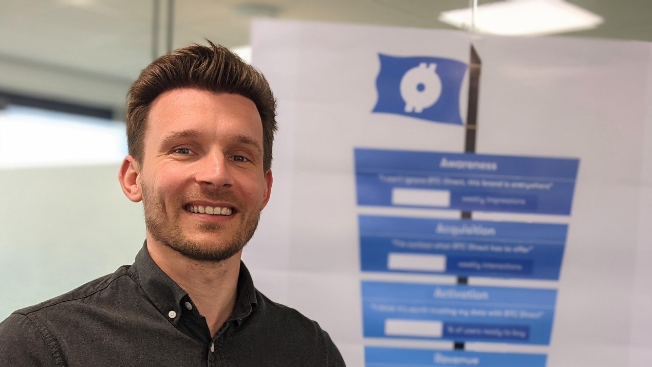 Mike Hutting, topman van BTC Direct, is overtuigd van de meerwaarde van ‘bitcoin-salarissen’. Foto: BTC Direct