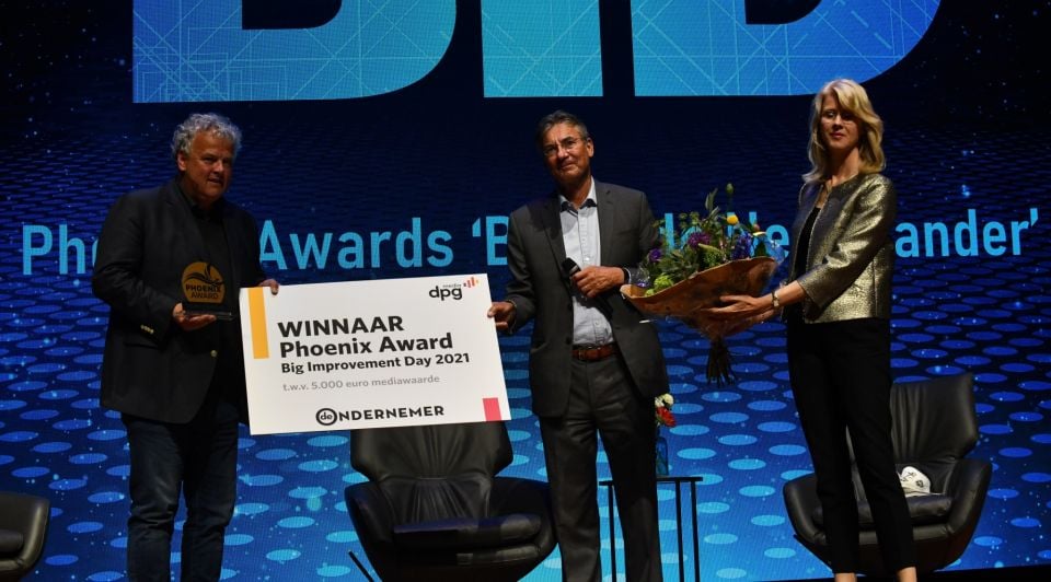Robèr Willemsen, horecaondernemer en voorzitter van Koninklijke Horeca Nederland, was een van de winnaars van een Phoenix Award.