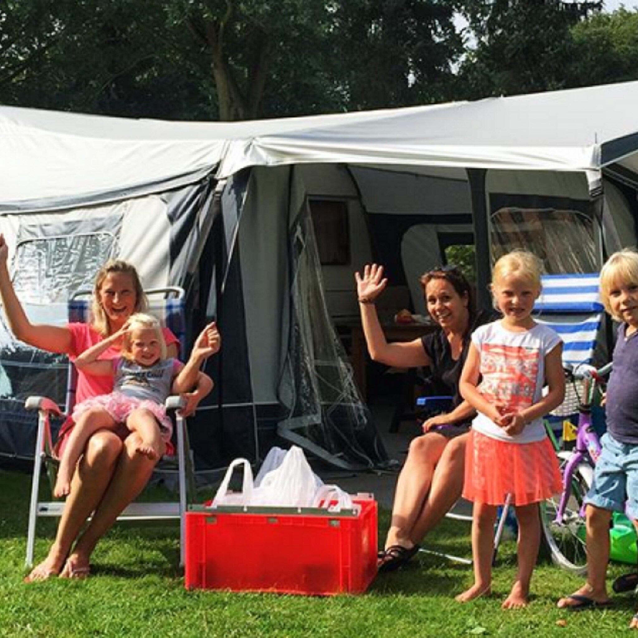 picnic bezorgt boodschappen bij jouw tent