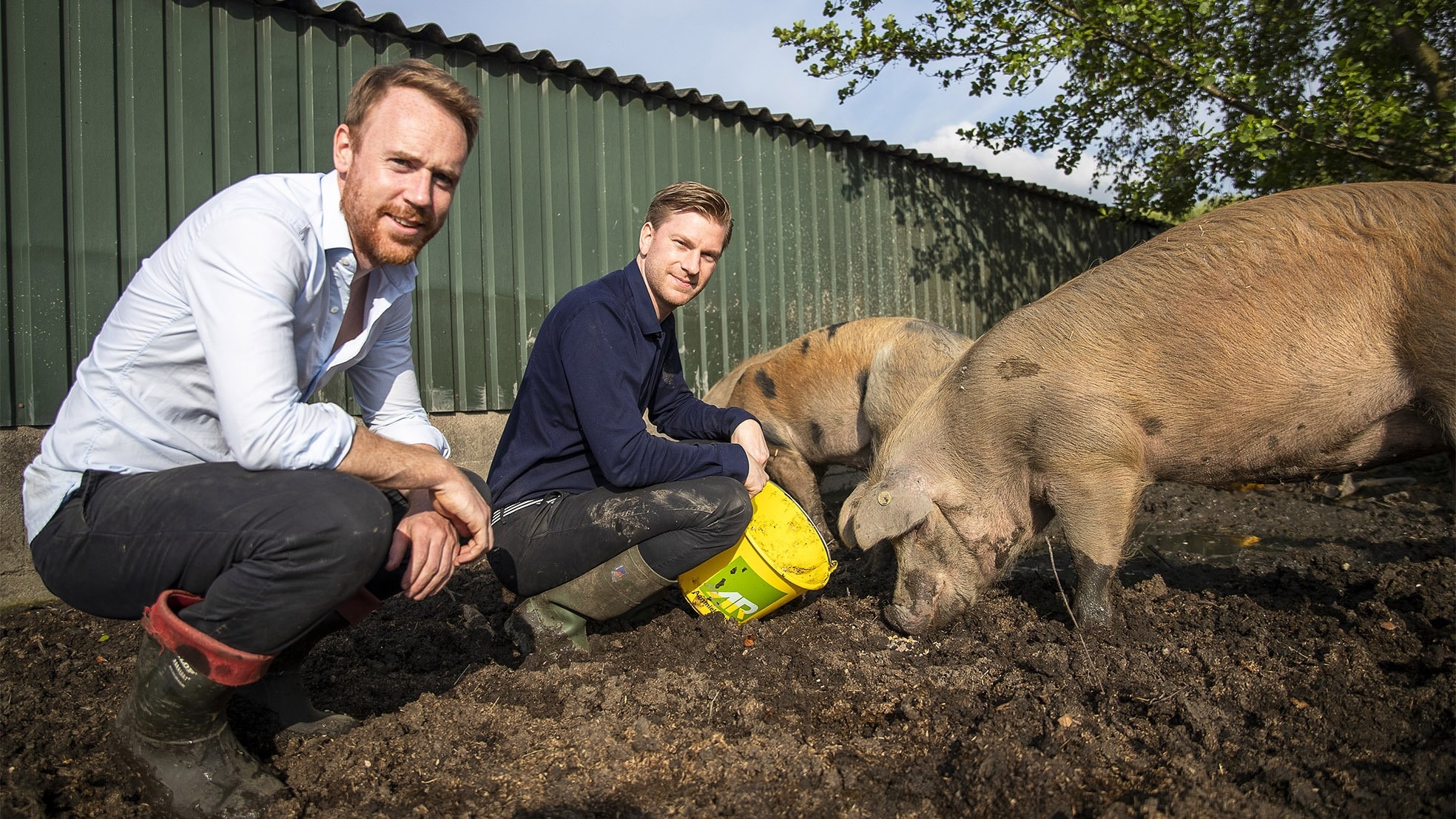 Krijn de Nood (links) en Daan Luining van Meatable. Foto's: Melchert Meijer zu Schlochtern