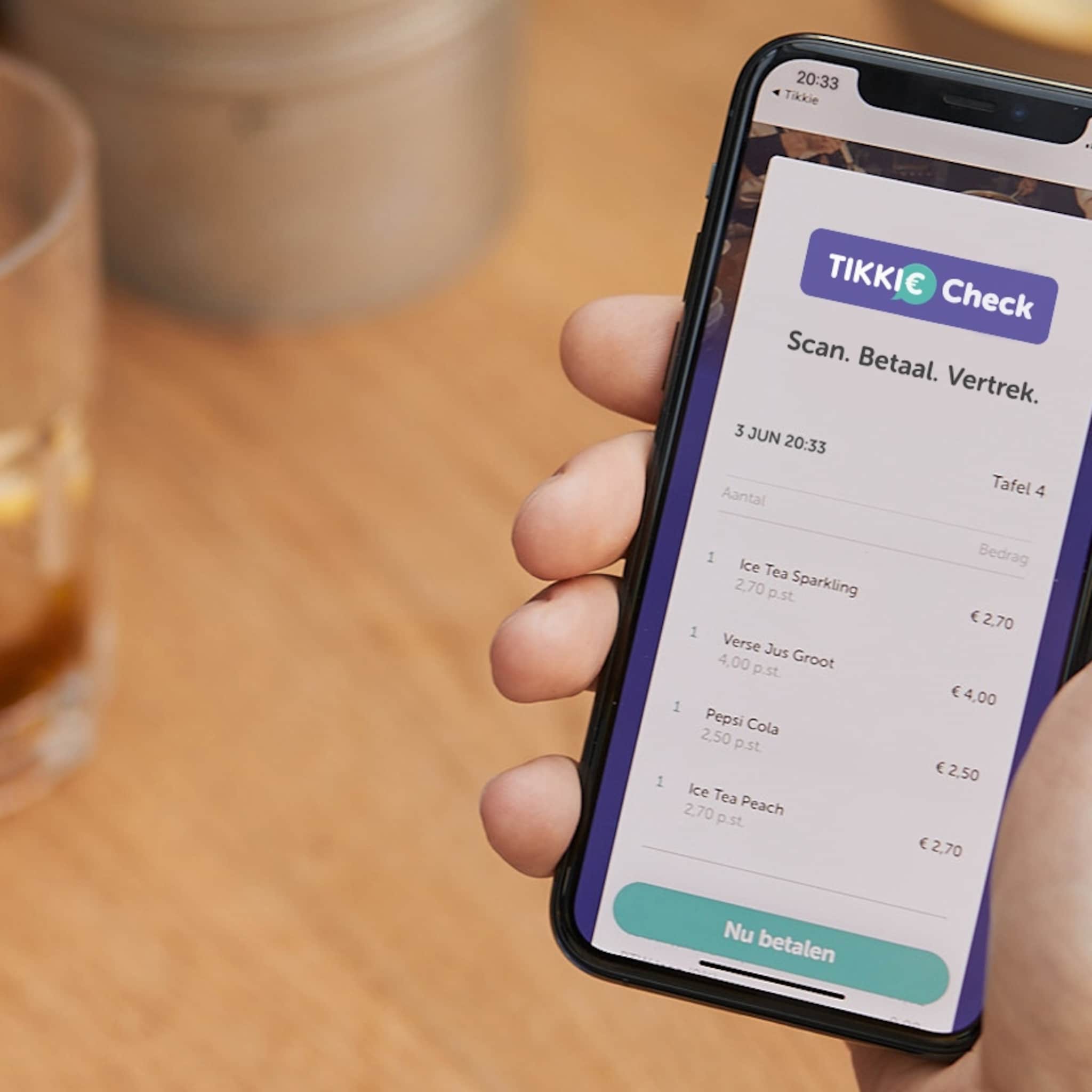tikkie check geeft heropende horeca tikkieinderug