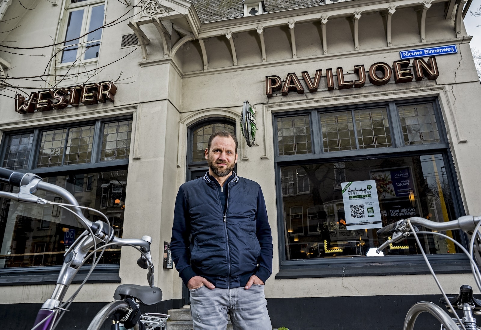 Herman Hell heeft het Wester Paviljoen overgenomen, het Real Madrid van de Rotterdamse horeca. Foto: Frank de Roo