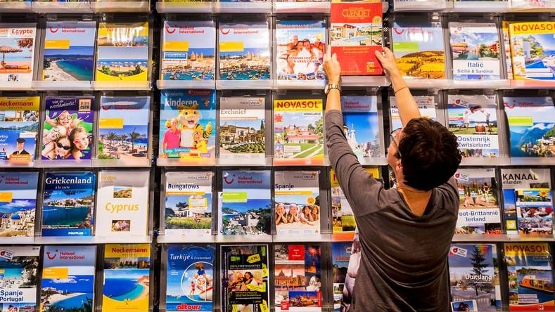 Voor traditionele reisbureaus valt het niet mee om met de online nieuwkomers te concurreren. Foto: Hollandse Hoogte/ANP