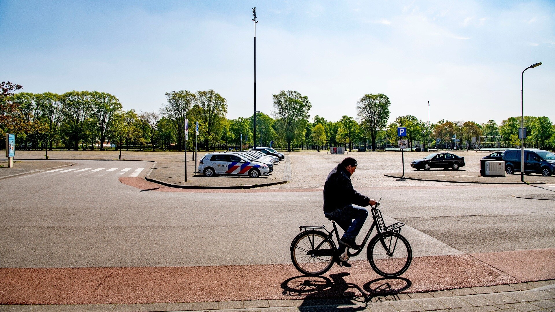 Op het (nu nog lege) Chasséveld in Breda vindt op 24 april het Fieldlab-testevenement van Radio 538 plaats. De lokale horeca begrijpt er niets van dat de gemeente hun niet bij de plannen heeft betrokken. Foto: ANP