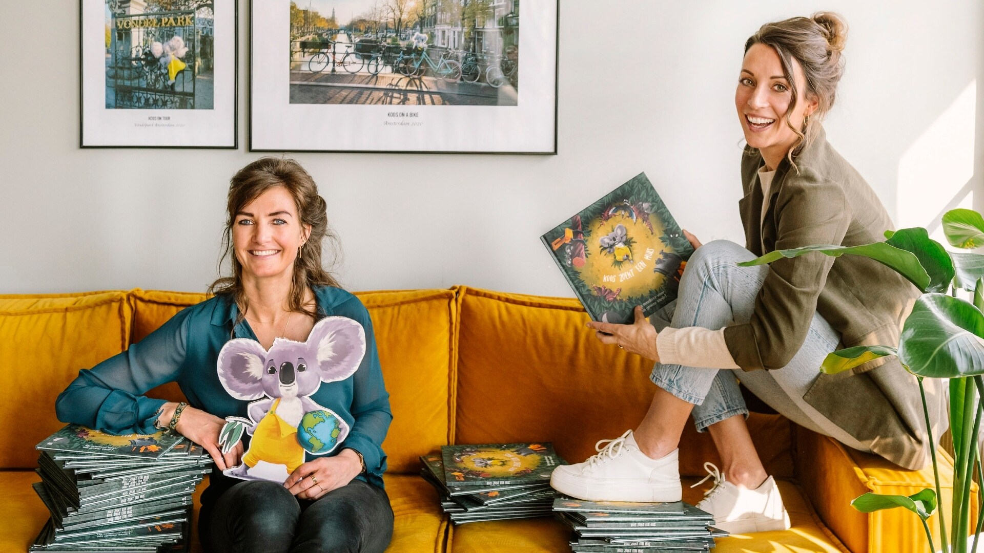 Vicky van der Spoel (links) en Liselot Jansen hielden een investering van 200.000 euro over aan hun pitch bij Dragons' Den. Foto's: Media Tornado
