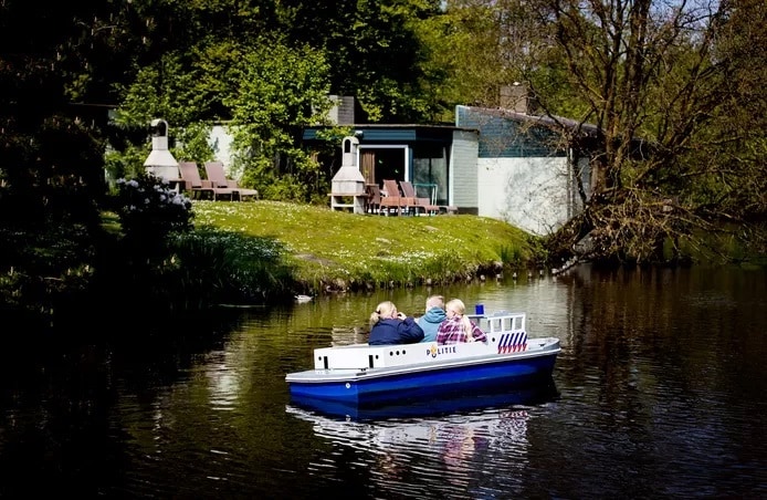 Vanuit een vakantiehuisje kun je ook ideaal thuiswerken. Foto: Archief
