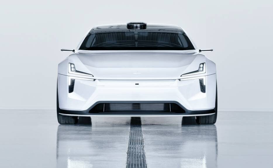 Het studiemodel Polestar Precept toont hoe toekomstige modellen van het merk er mogelijk uit gaan zien. Foto's: Polestar