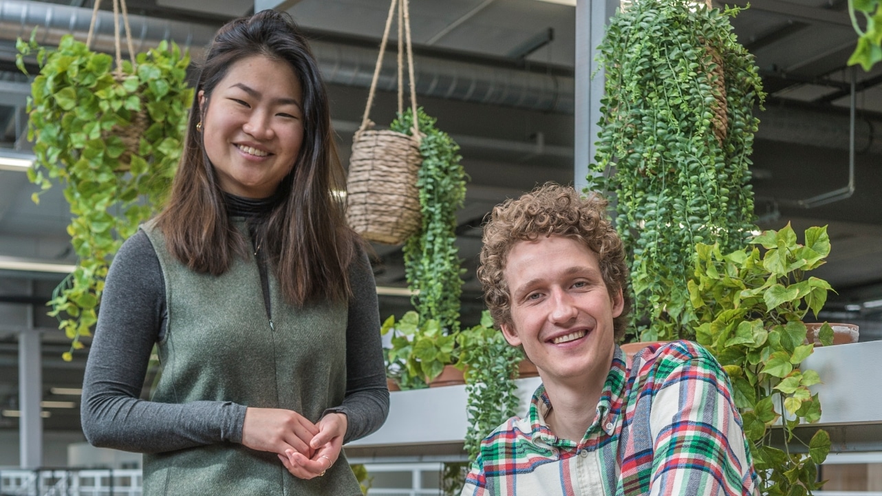 Marsha Goei en Joris van Doorninck scoorden Shawn Harris als investeerder na hun succesvolle pitch bij Dragons' Den. Foto: Breeze