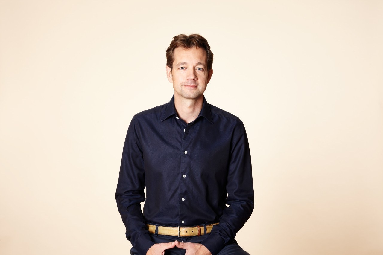 Mapiq werd in 2013 opgericht door Sander Schutte (foto) en technisch directeur Jasper Schuurmans, beiden afkomstig van de TU Delft. Foto: Mapiq