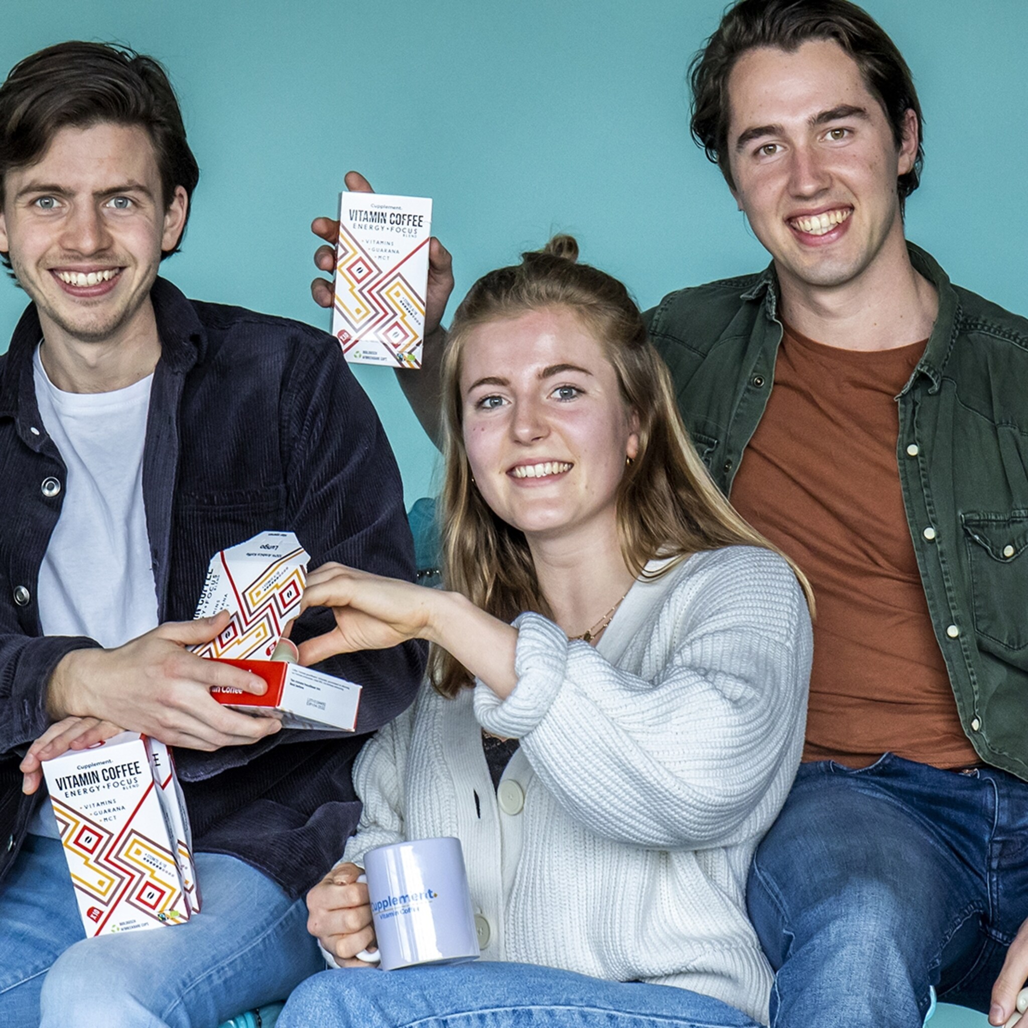 jonge ondernemers veroveren markt met koffie en supplementen