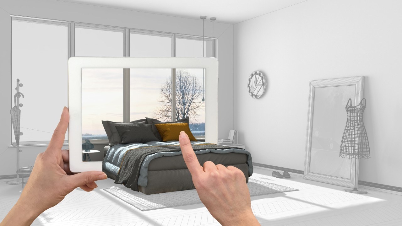 Augmented reality is een interactieve manier om consumenten te inspireren tijdens de klantreis. Foto: Shutterstock.