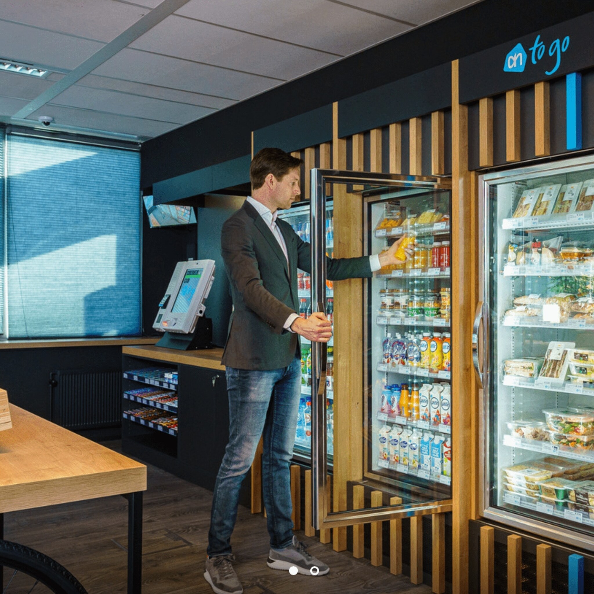 albert heijn opent twintig onbemande to go supermarktjes op kantoor
