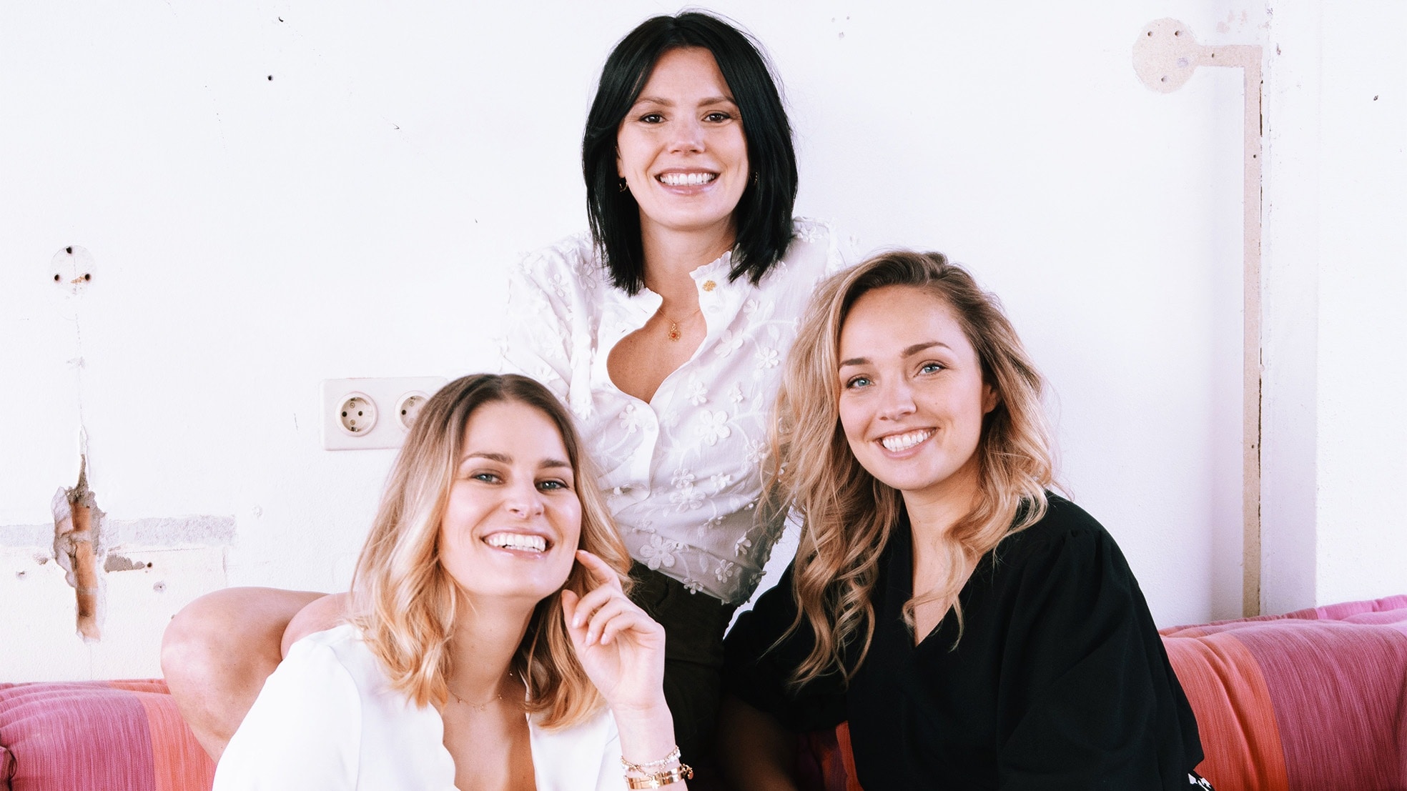 De drie vrouwelijke ondernemers achter Hashtag Workmode. V.l.n.r.: Emilie Sobels, Marieke Renes en Stephanie Knoors. Foto's: Beate Vieth