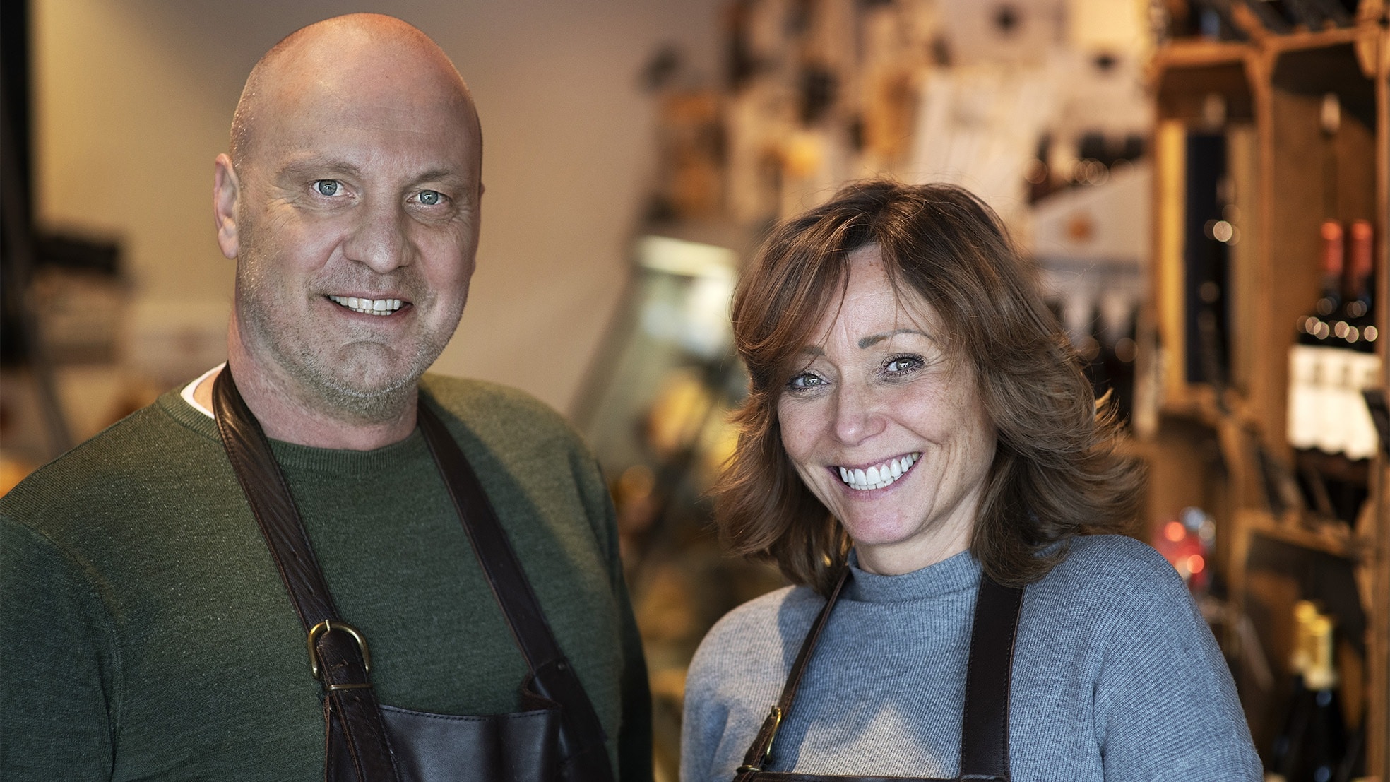 Ondernemersechtpaar Ingrid en Bruno van Es van Deli K's.