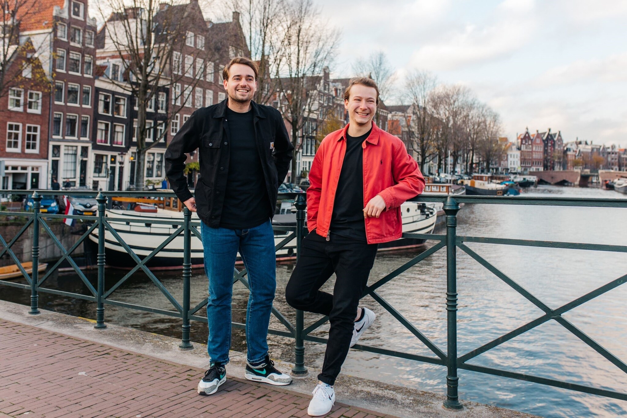 De oprichters van Rhinestudio, Cyril Schouten (r) en Thijs Knoeff. Foto: Rhinestudio