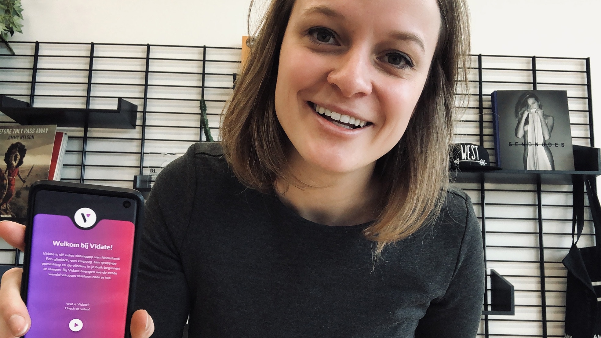 Janet van Zelderen is dankzij videodating-app Vidate een succesondernemer.