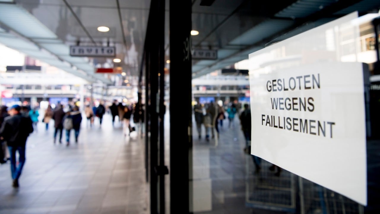 ''Veel ondernemers in ons land ervaren momenteel forse tegenwind door de maatregelen van overheidswege om het coronavirus te beheersen. Horeca en retail zijn voor een groot deel maandenlang gesloten en er zijn weinig consumenten op straat.'' Foto: ANP