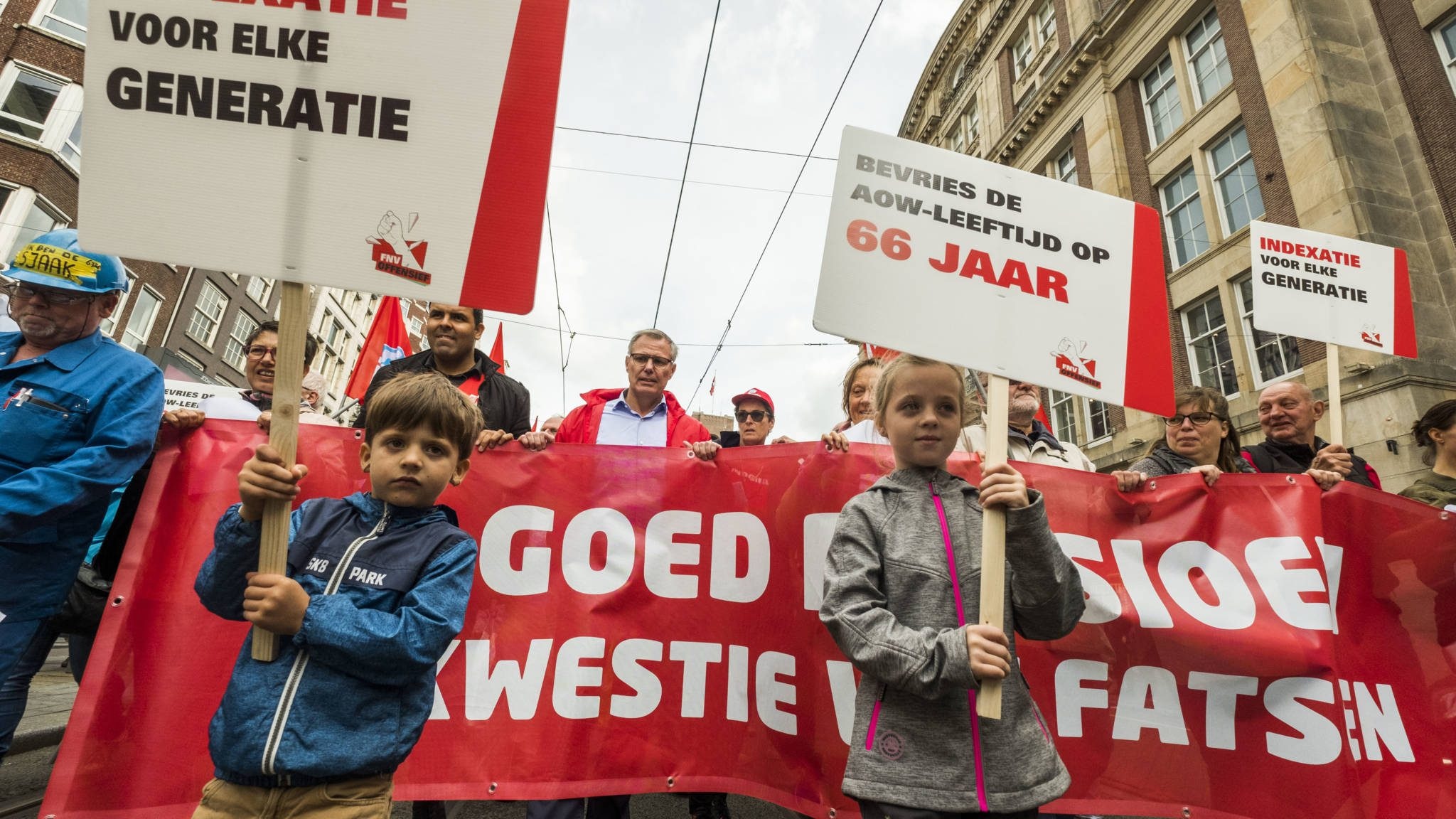 De FNV-leden kunnen vanaf vrijdag 5 februari tot dinsdag 9 maart digitaal stemmen voor een nieuwe voorzitter van de FNV. Foto: ANP