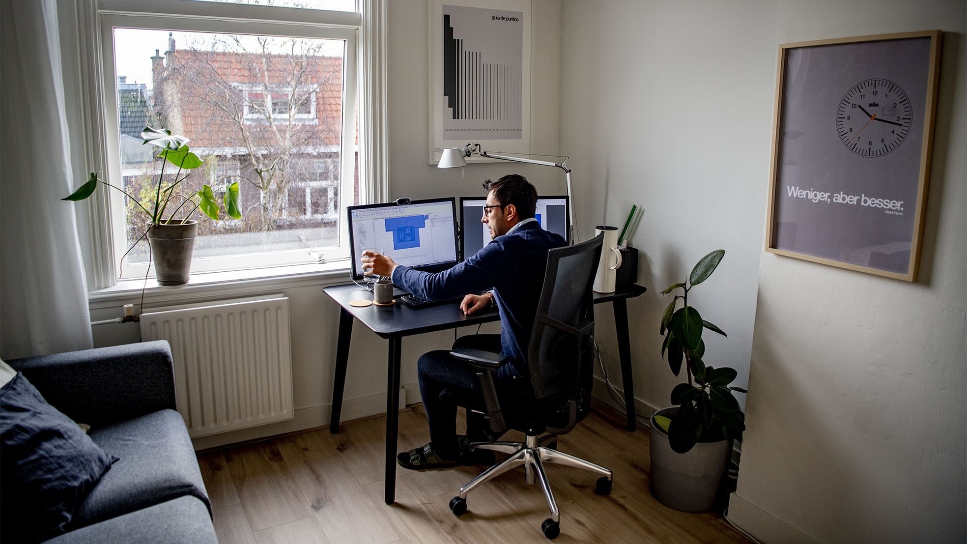 Thuiswerken verbreekt record op record. Foto: ANP