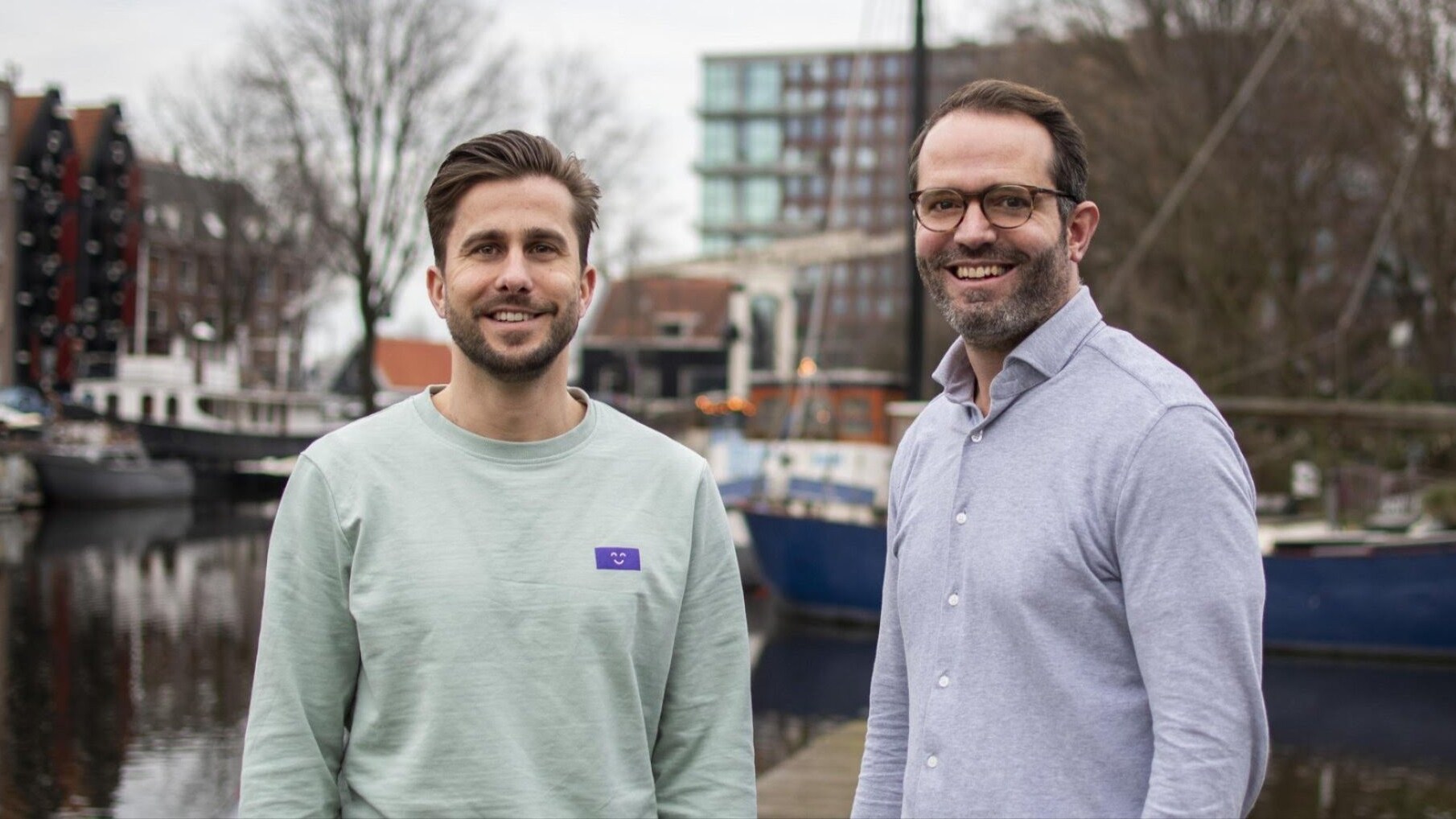 Jan-Jaap van den Hoek (rechts) en Arnold Bouwman van Vormats.