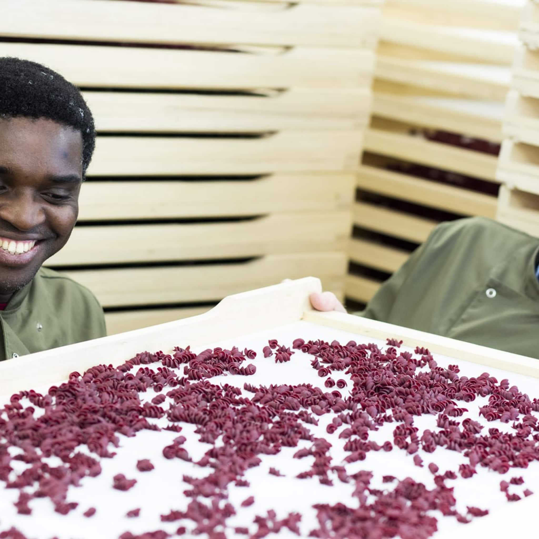 startup veggihap heeft primeur met circulaire groentepasta