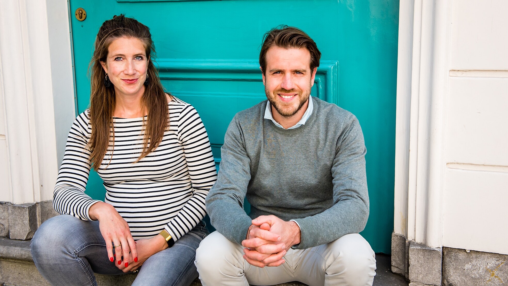 Boerschappen-oprichters Stéphanie Vellekoop en Stijn Markusse.
