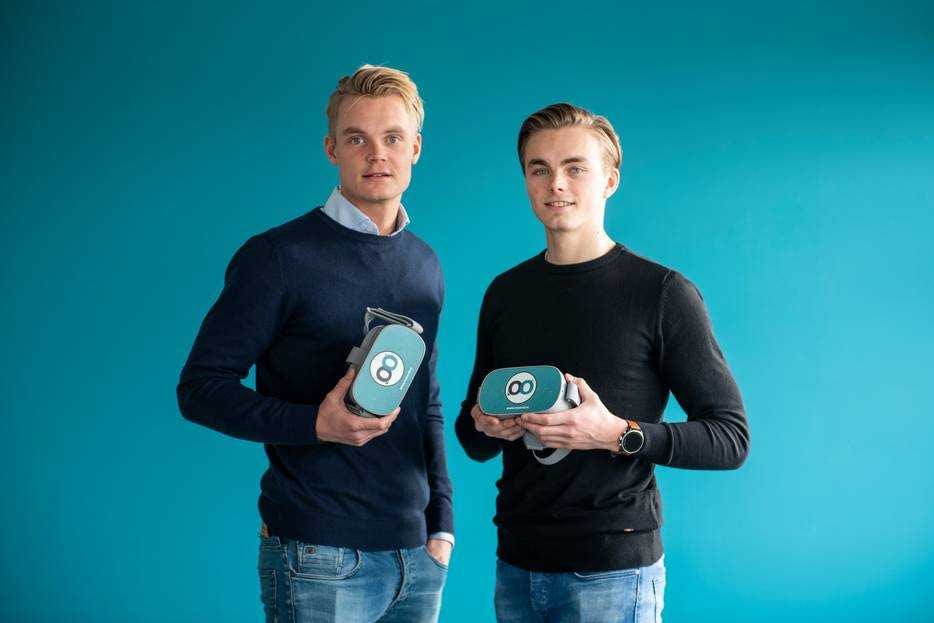 Menno en Sander Kamphuis van Moovd, gespecialiseerd in digitale behandeling van angst- en traumaverwerking. Foto: Lenneke Lingmont