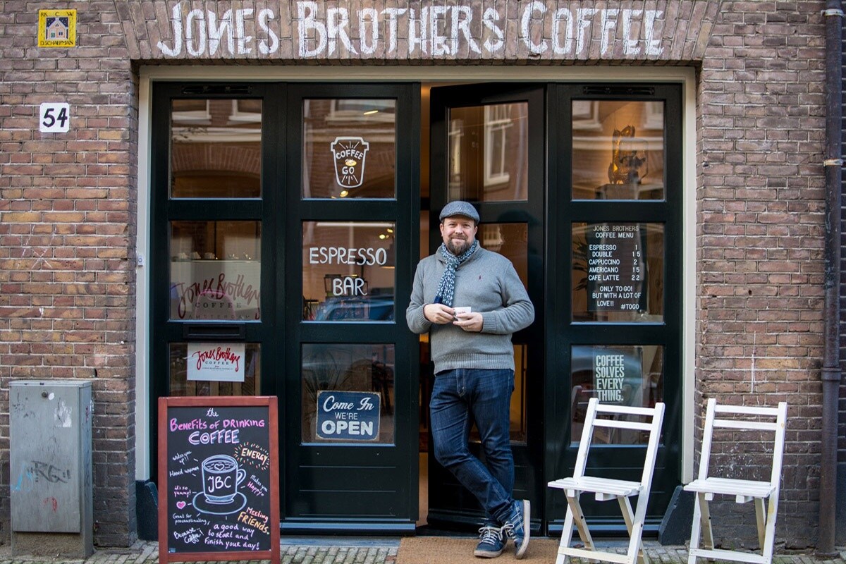 Richard Jones, oprichter Jones Brothers Coffee.