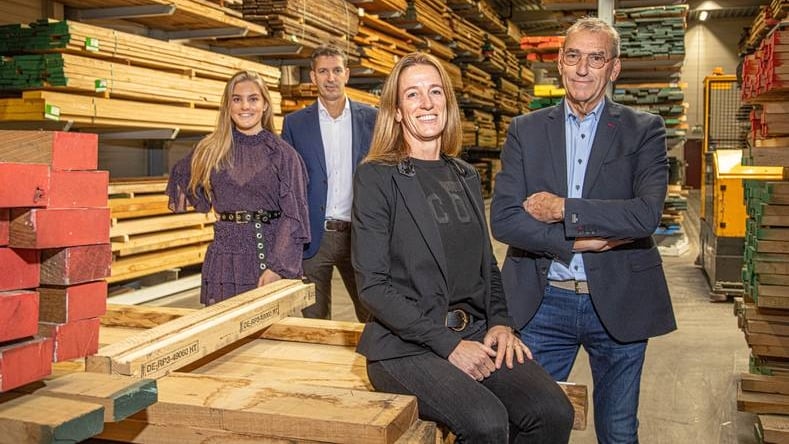 De familie Huyskamp. Foto: Frans Paalman