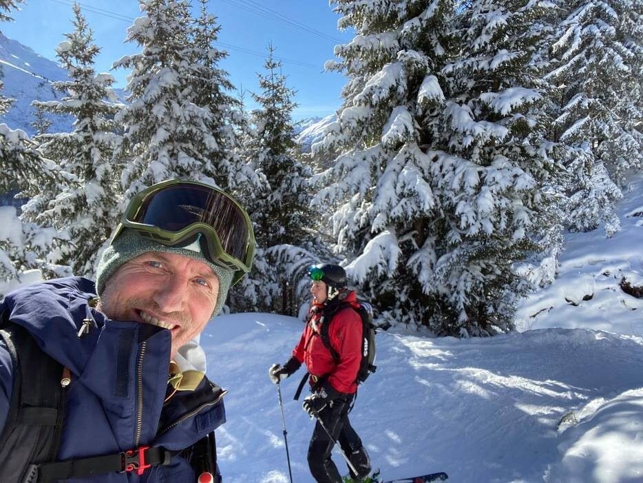 John de Vilder uit Breda runt een groepsaccommodatie in Arlberg. Foto: John de Vilder