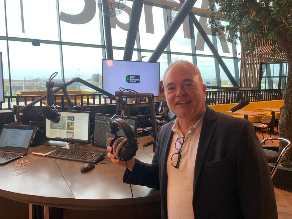 Maarten Franken, oprichter van Goodhabitz, te gast bij De Ondernemer Radio in Liemès Food District.