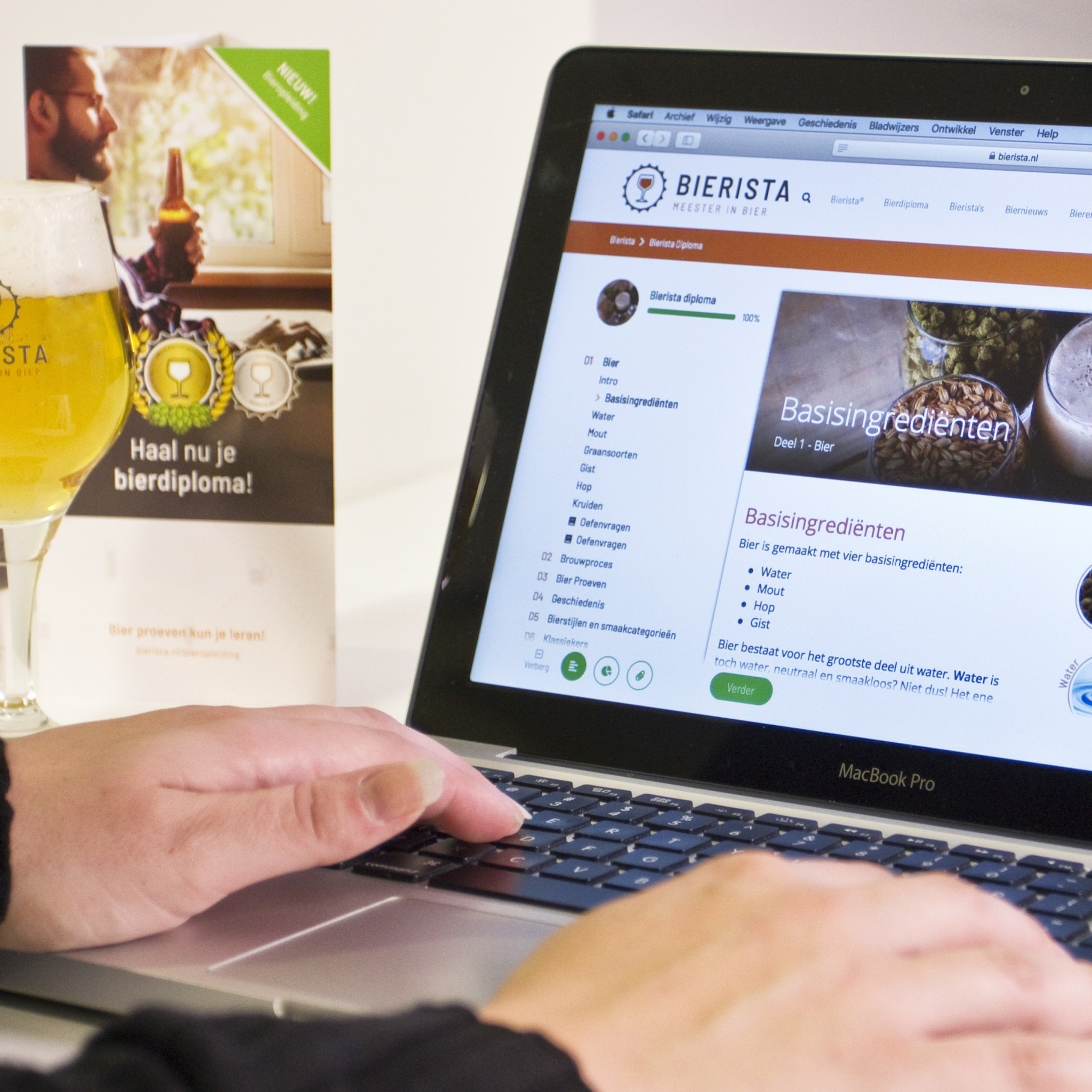 online thuis studeren speelt de bierista bieropleiding in de kaart