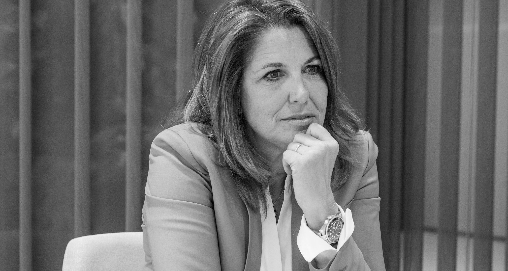 De familie is eigenaar, zelf is ze Chief Customer Officer bij Jumbo: Colette van Eerd.
