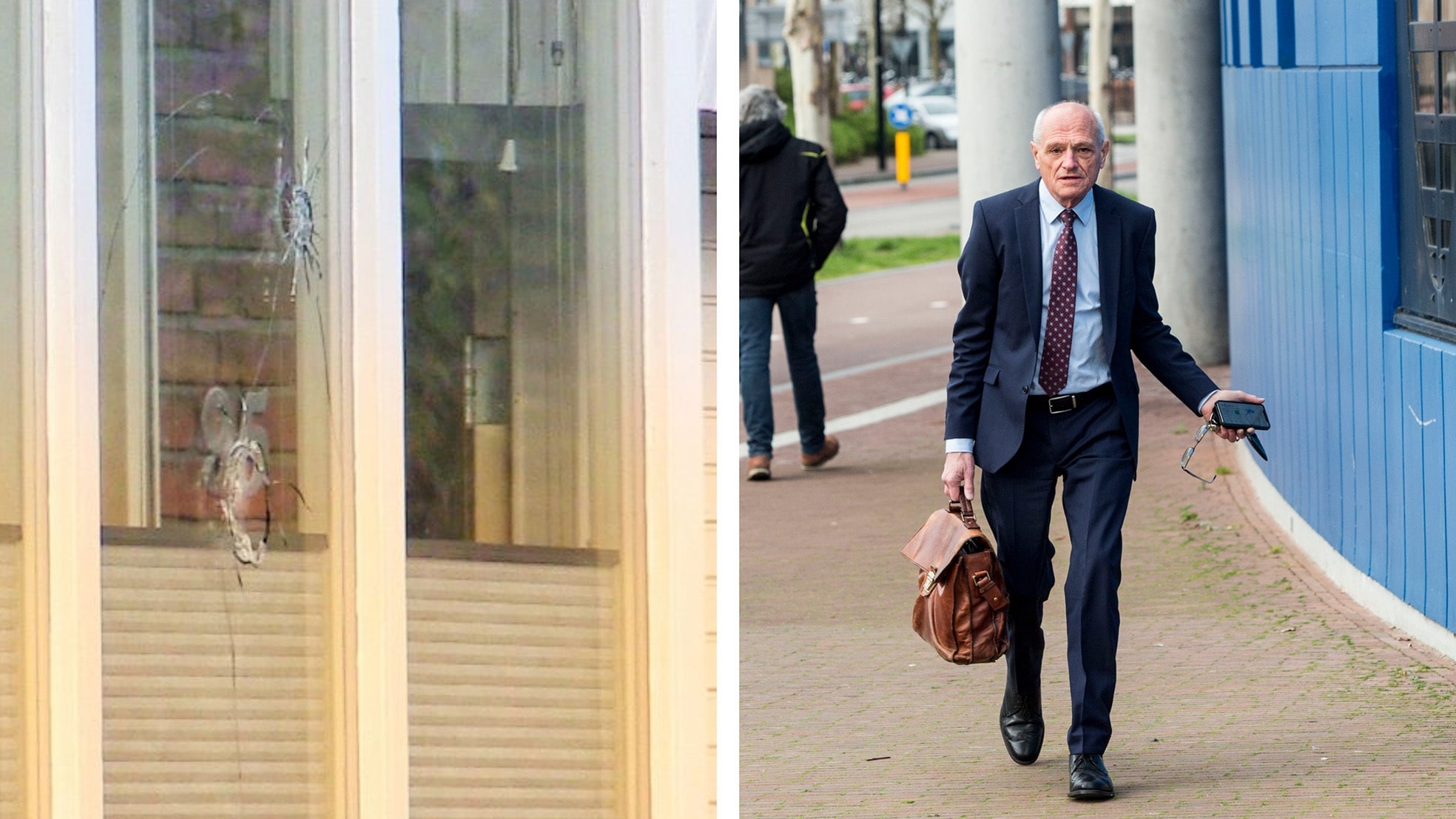 Gerard Sanderink, op weg naar een eerdere rechtszaak.
