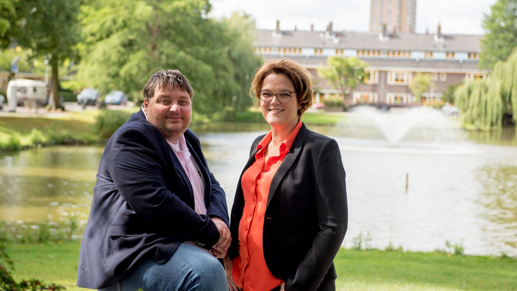 Linda Tonkes en Arjen van Berkum van CM Partners.