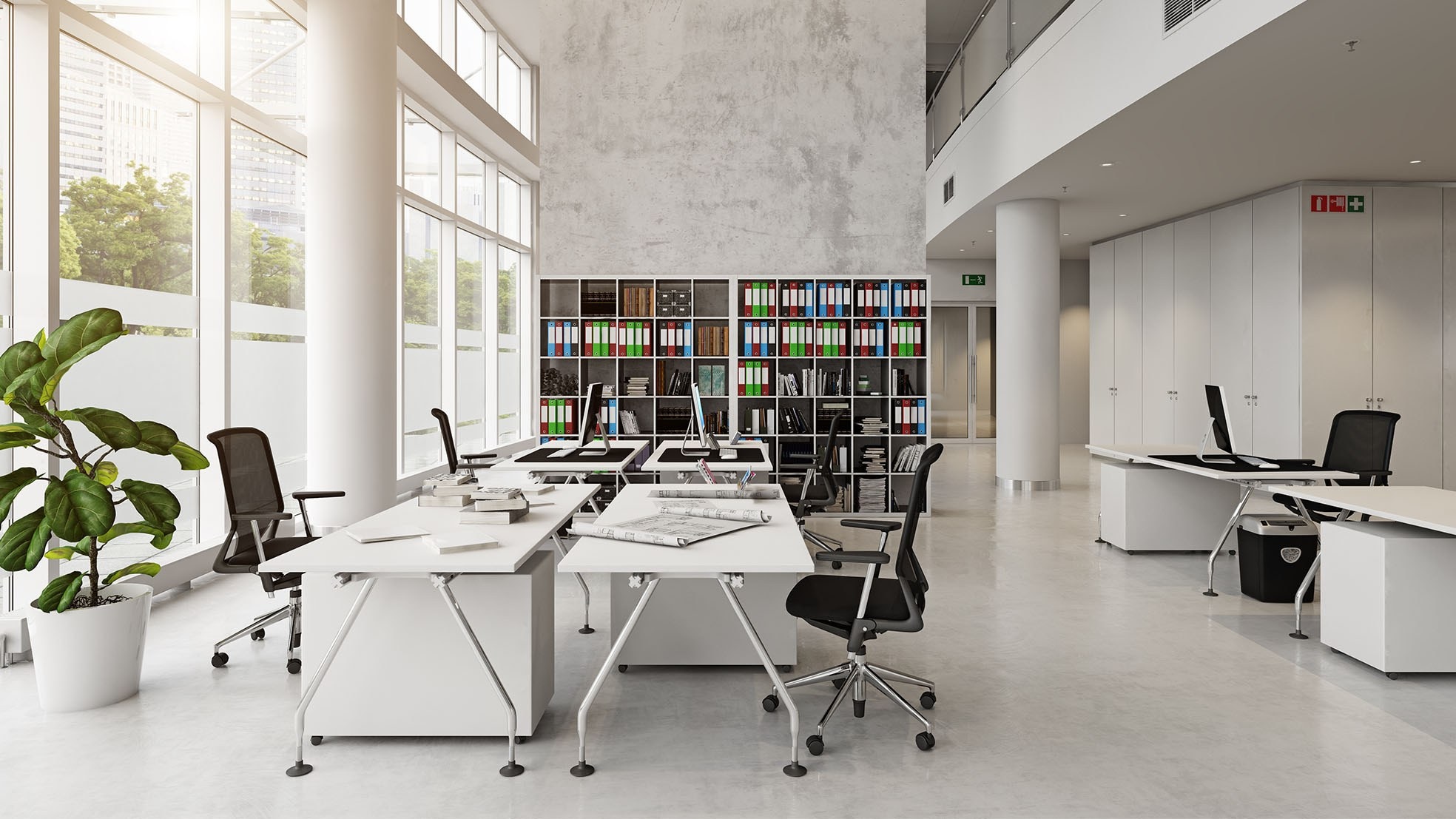 Van veel lege kantoorruimtes worden woningen gemaakt. Meestal worden het appartementen of studio's. Foto: Shutterstock