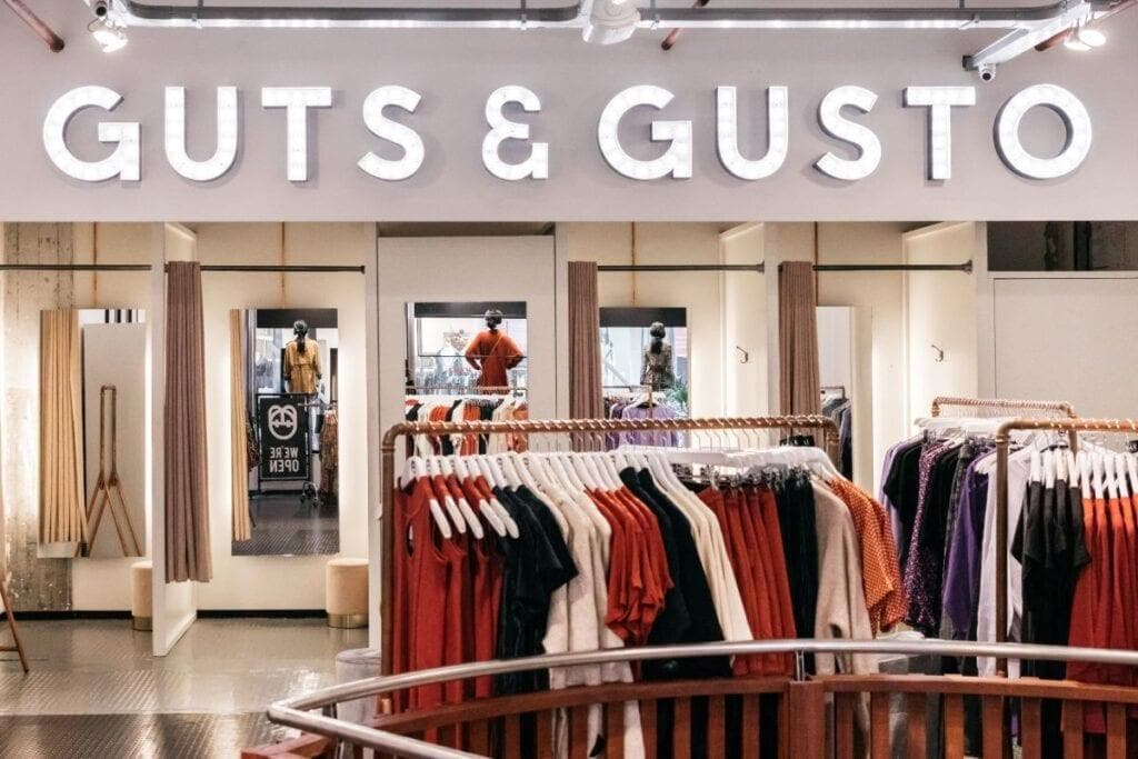 De winkel van Guts &amp; Gusto in Utrecht, zeven dagen per week geopend.