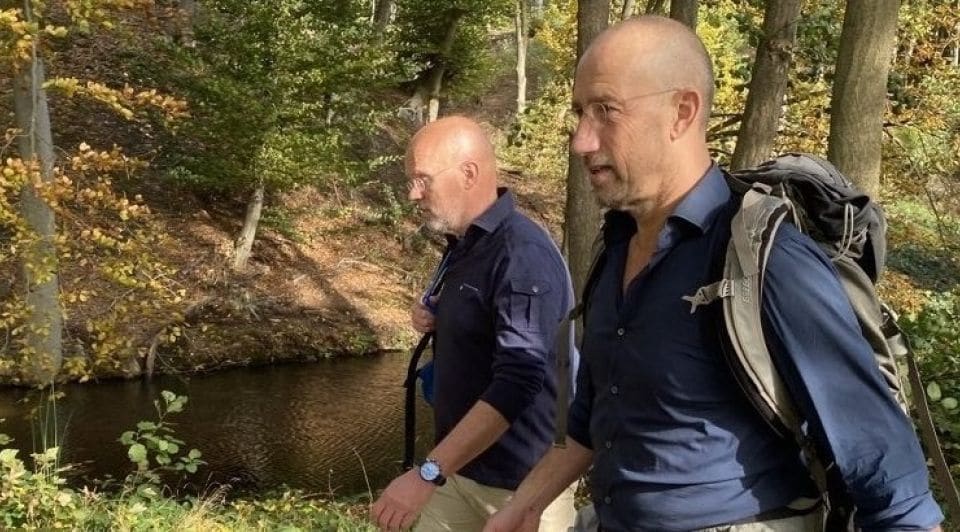 Hoogleraar Joep Teijink en Bert van Zijtveld
