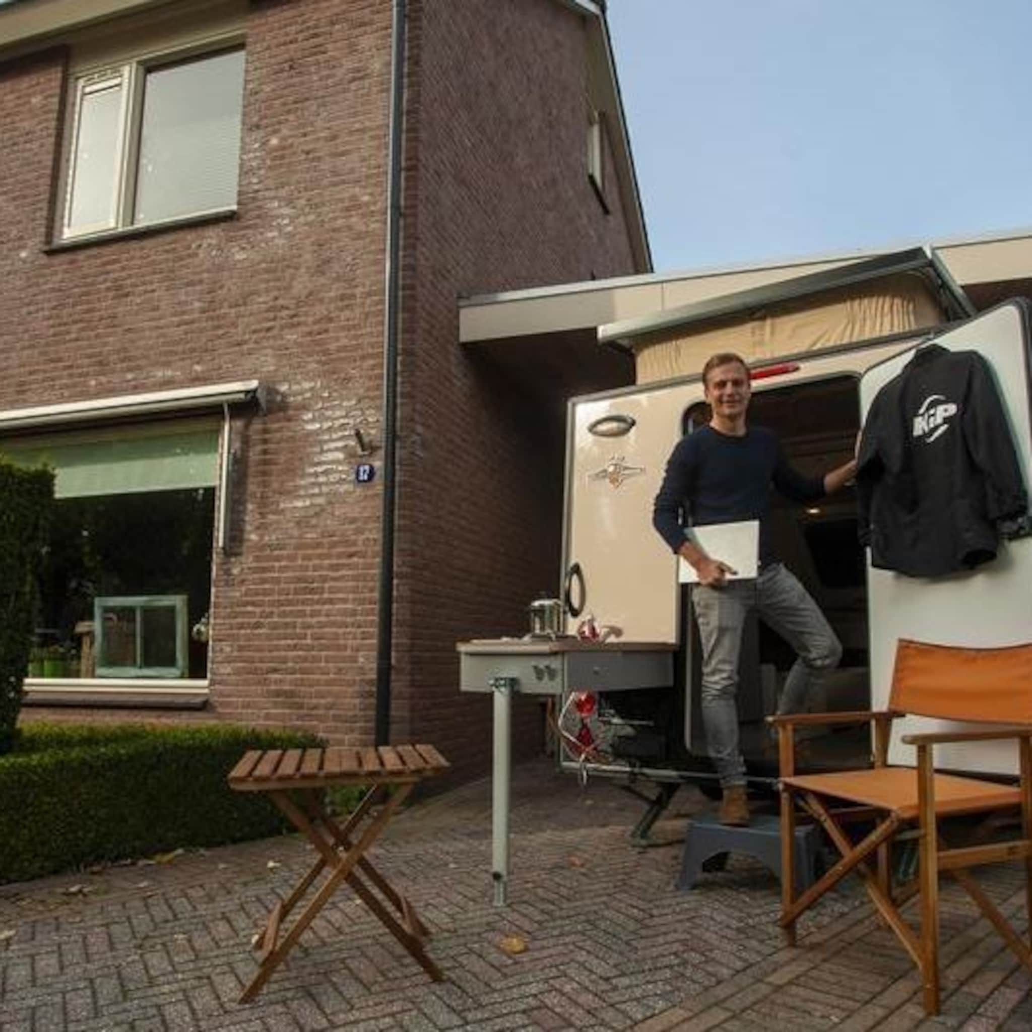 thuiswerken vanuit een caravan onderneming komt met mobiel kantoor aan huis