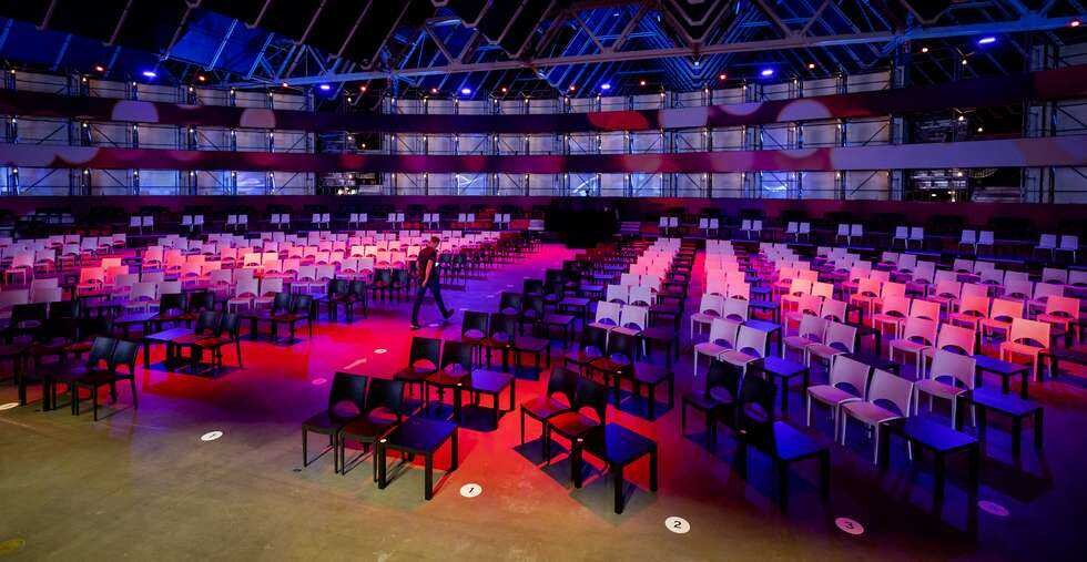Het tijdelijke Scala Theater in de Jaarbeurs Utrecht. Foto: ANP/HH.