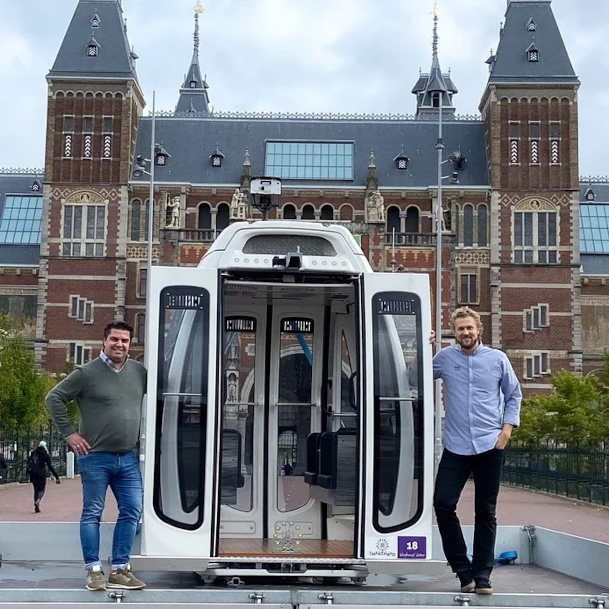 nieuw coronaproof horeca initiatief sterrendiner in een verwarmd reuzenrad