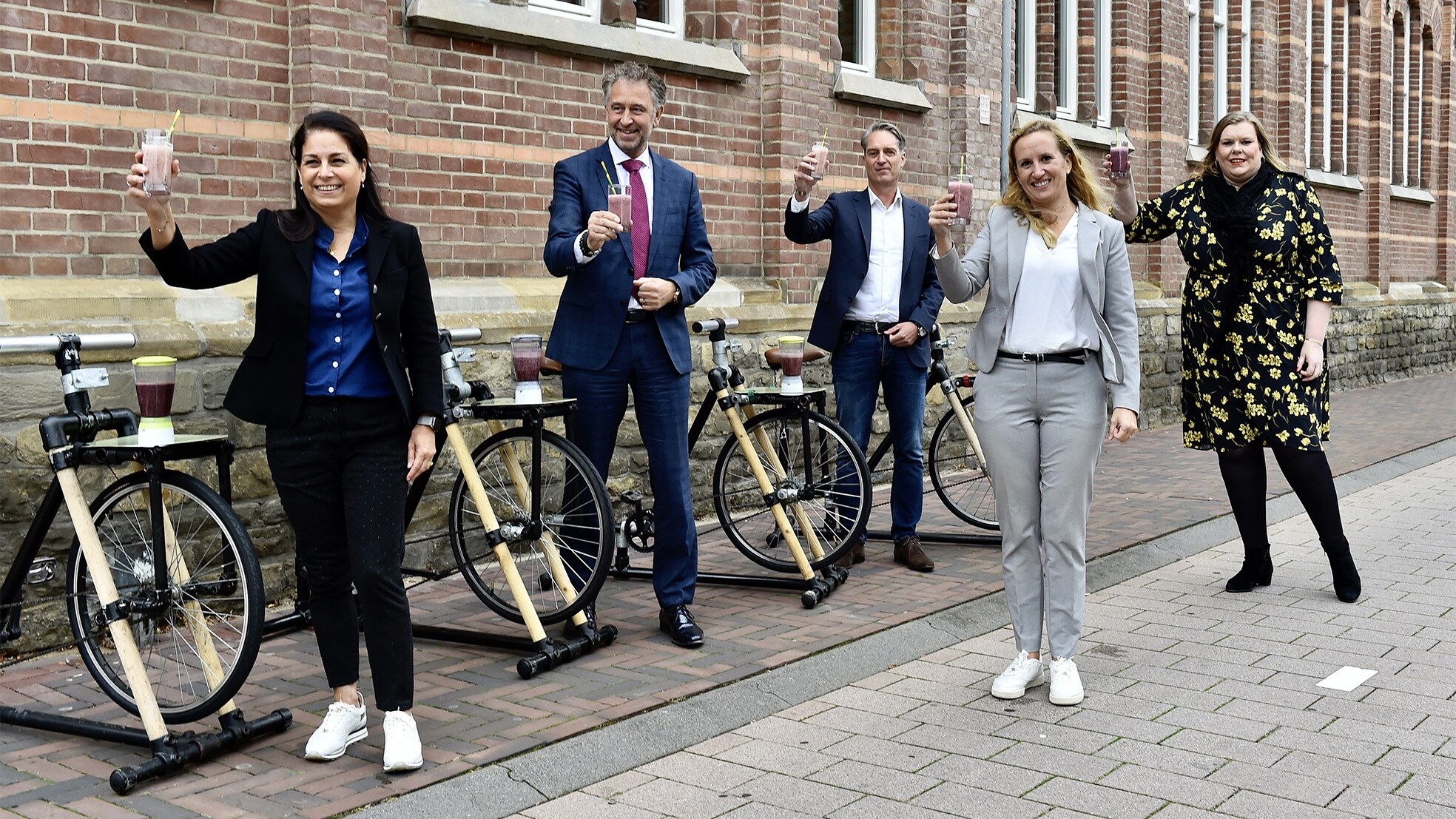 De gezonde lancering van Vitaal Bedrijf. Foto: Stefan Koopmans