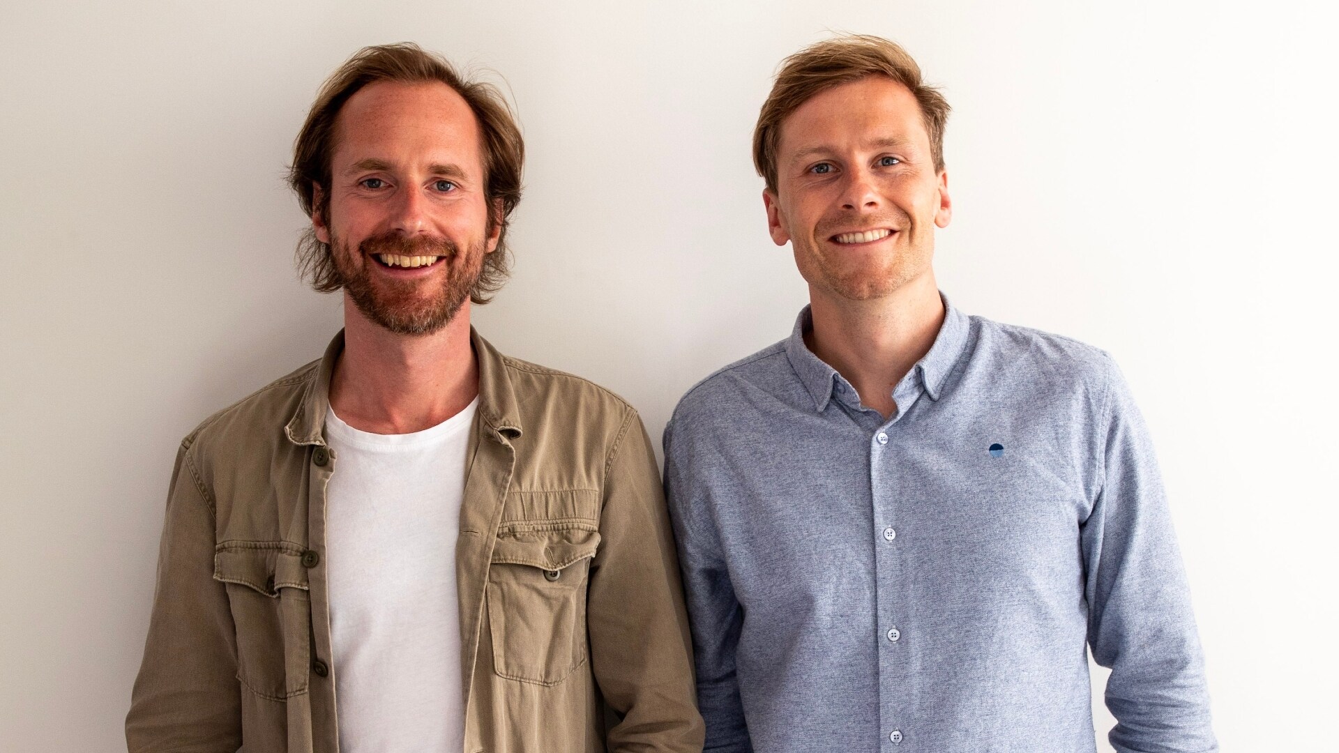 Valentijn van Santvoort (links) en Merick Schoute, twee van de drie ondernemers achter het merk Holie.