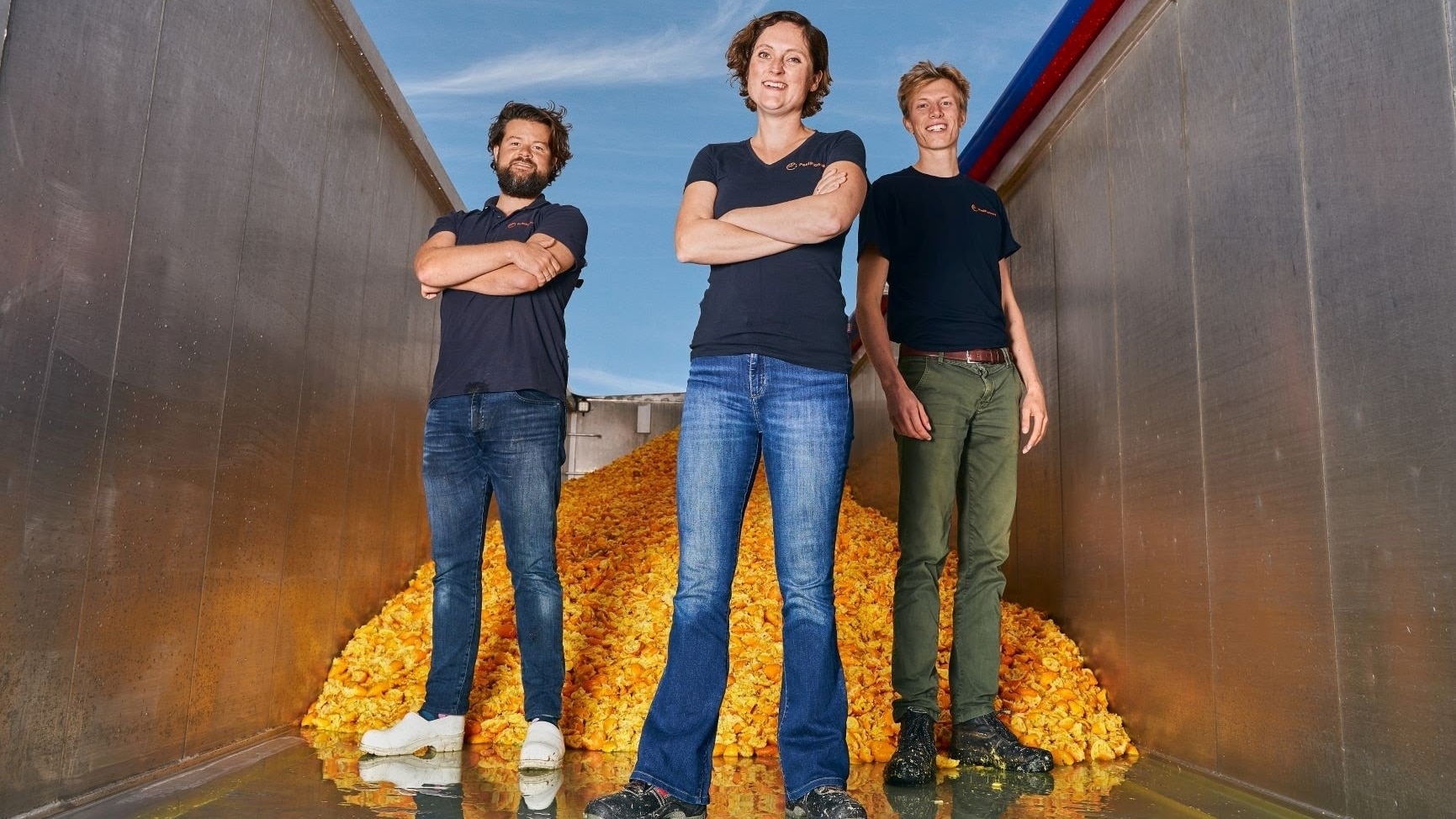 Bas van Wieringen, Lindy Hensen en Sytze van Stempvoort (vlnr): de oprichters van PeelPioneers.