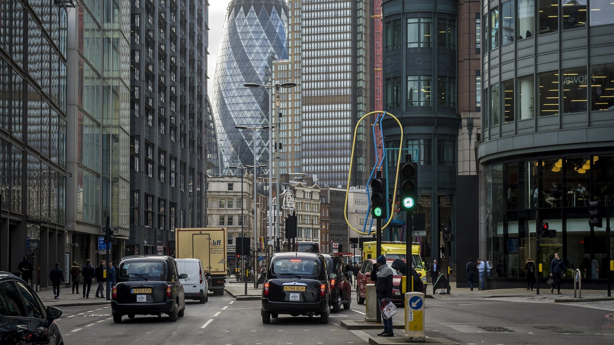 The City in Londen: de economische hotspot van de Britten. Foto: ANP