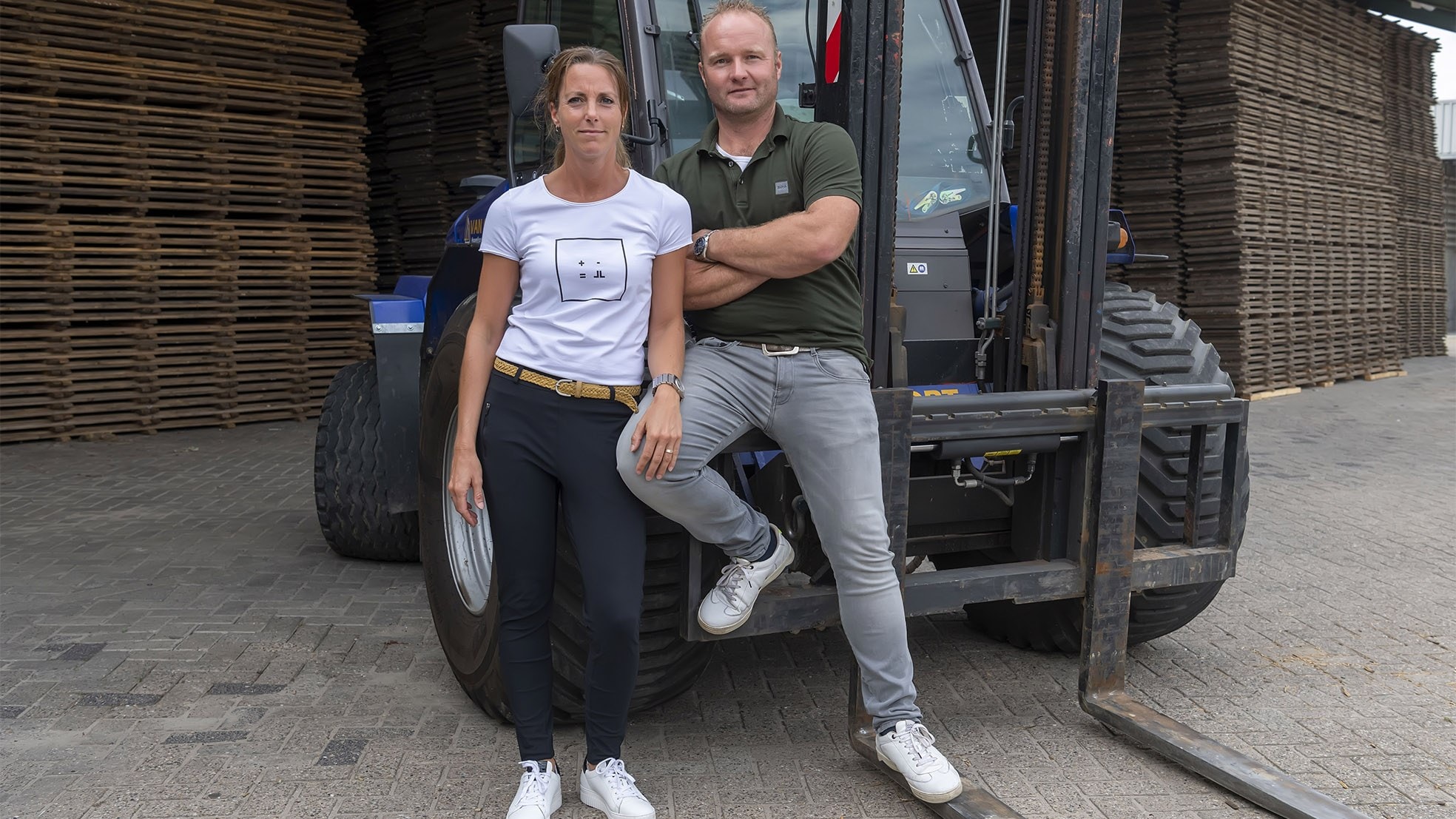 Ondernemers Max en Kelly Vermeer. Foto: Joris Buijs