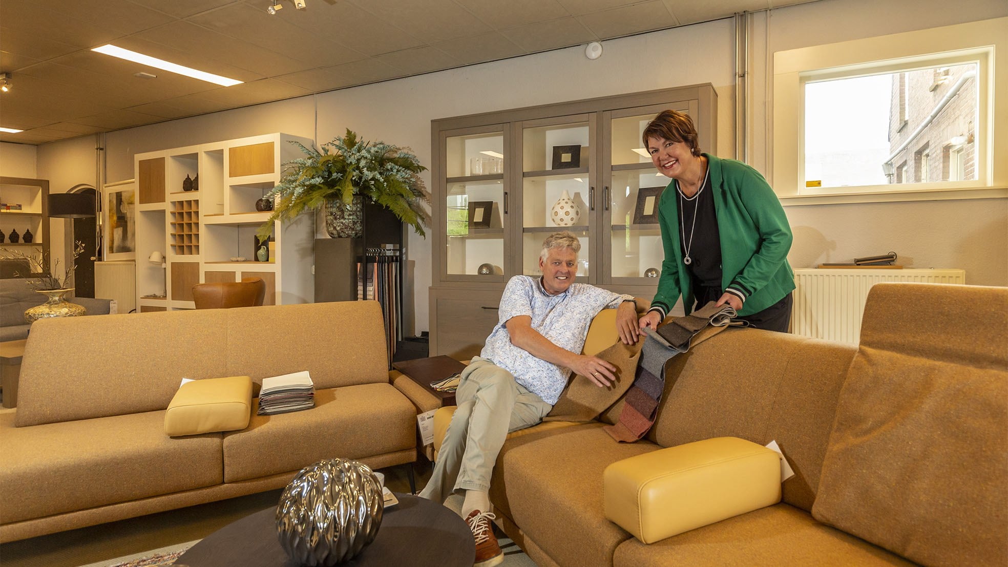 René Snijder, eigenaar van Gouwe Meubel in Waddinxveen. Foto: Machtelt Mostert