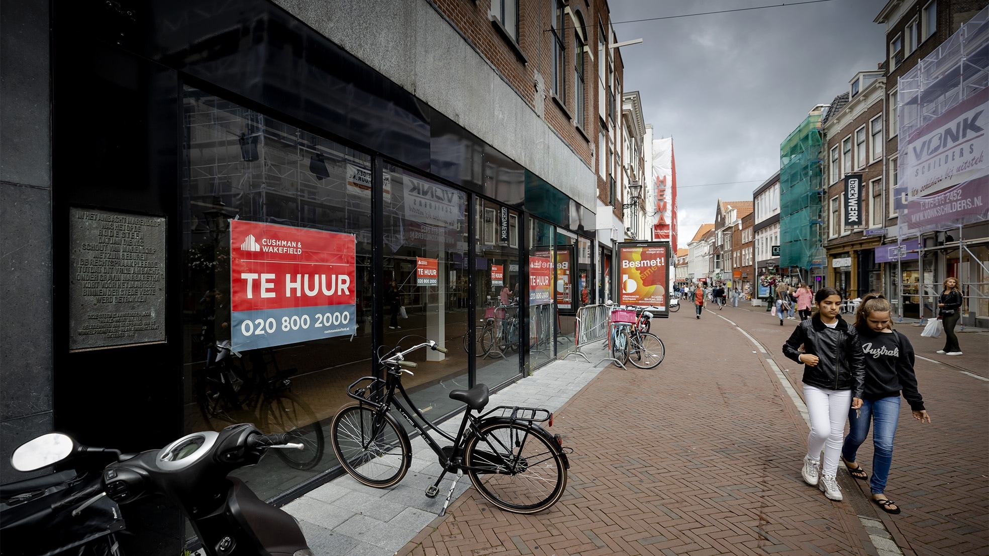 Winkelleegstand in Leiden. Foto: ANP Winkelleegstand in Leiden. Foto: ANP