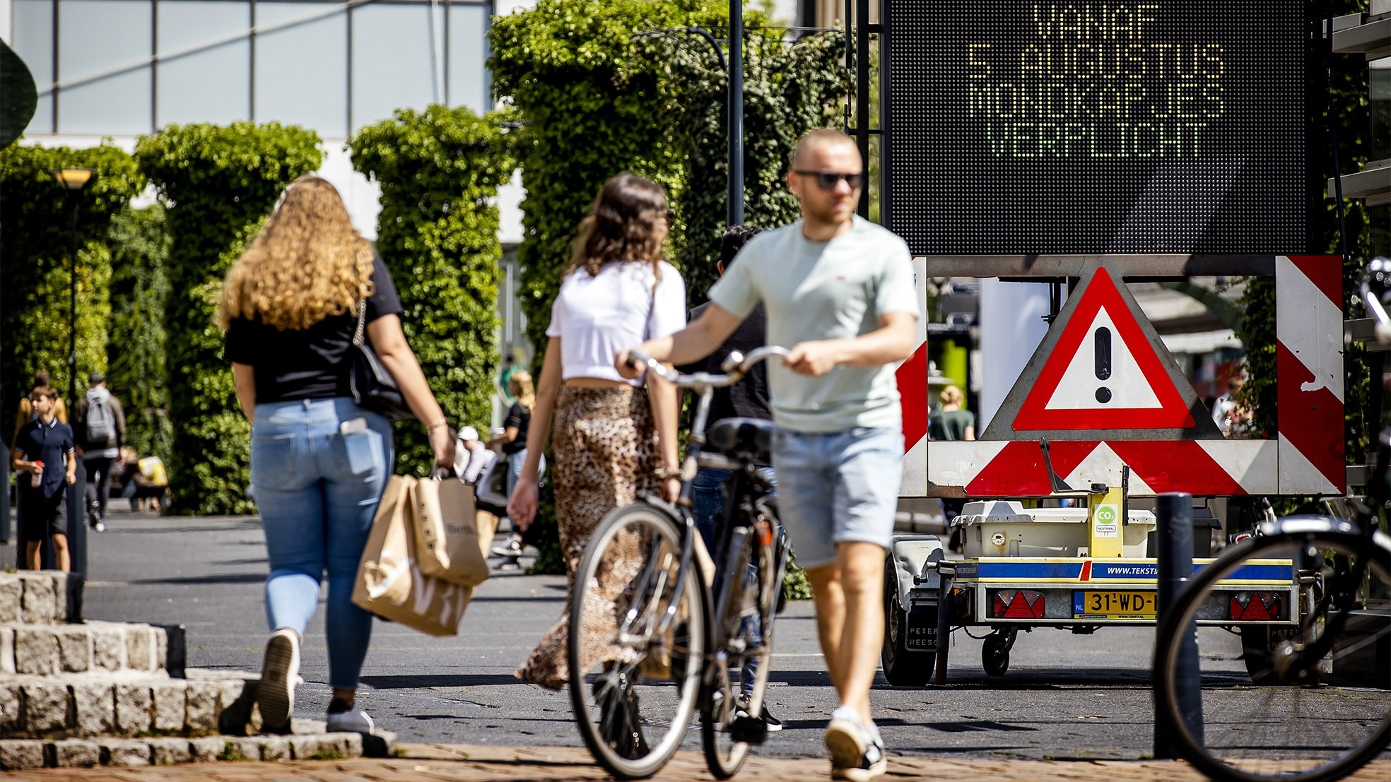 Mondkapjesplicht in het centrum van Rotterdam. Foto: ANP