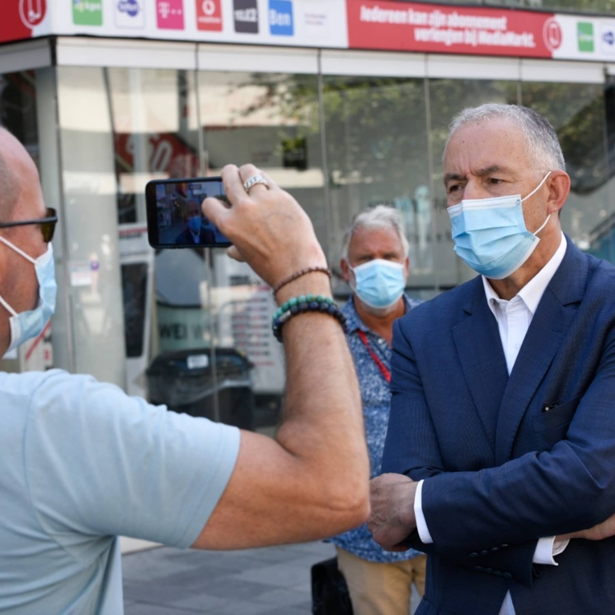 burgemeester aboutaleb ondernemers handhaven mondkapjesplicht hier con amore